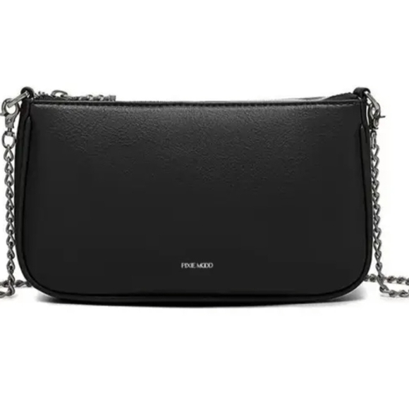 Pixie Mood Handbags - Pixie Mood Black Crossbody Bag with Chain Strap